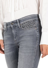 Jeans Piper - Short Strassdetails von Cambio - Kirsch Fashion