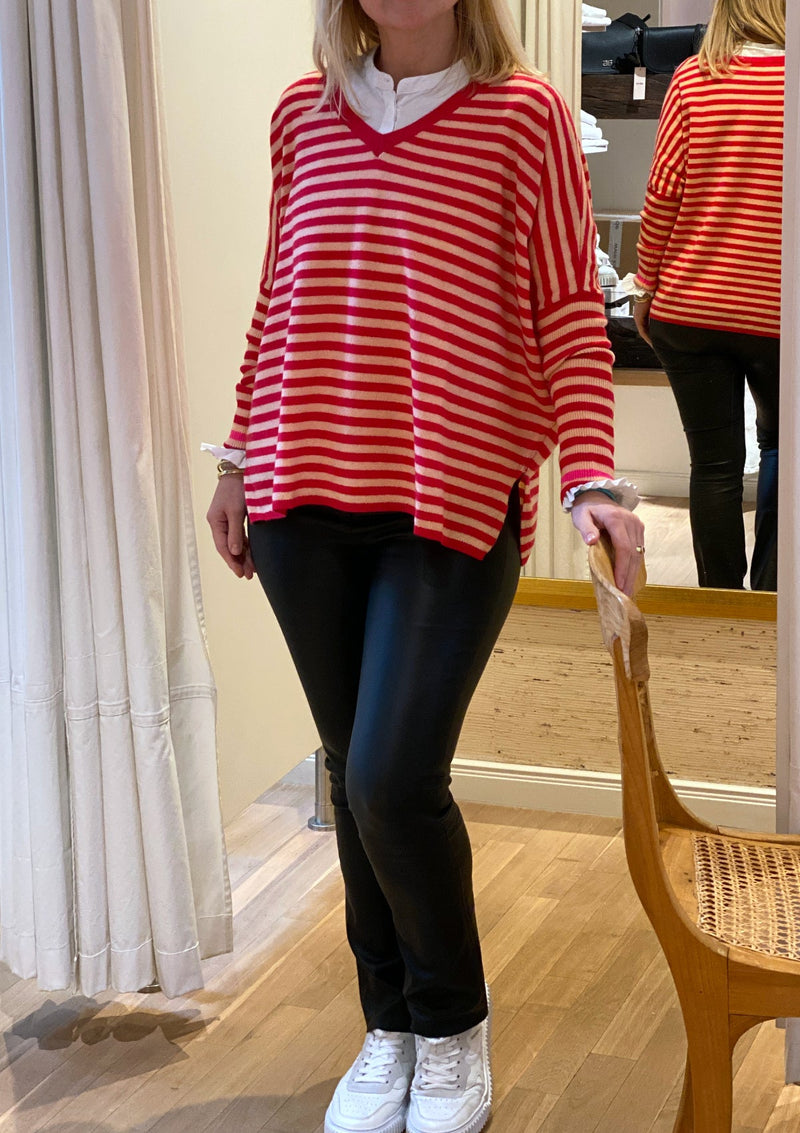 Poncho-Pullover Janet mit V-Ausschnitt von Absolut Cashmere - Kirsch Fashion