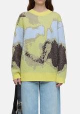 Pulli mit Woll-Graffitimuster von CLOSED - Kirsch Fashion