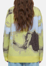 Pulli mit Woll-Graffitimuster von CLOSED - Kirsch Fashion