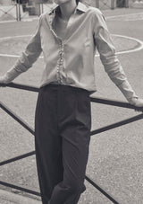 Satin-Bluse Sybel von Mos Mosh - Kirsch Fashion