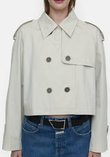 Trench-Jacke aus Baumwoll-Mix von CLOSED - Kirsch Fashion