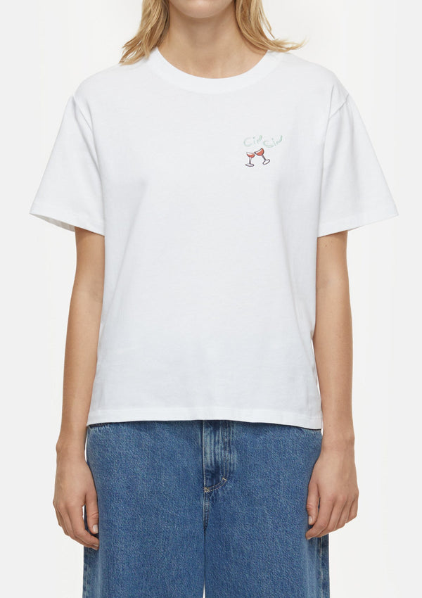 T-Shirt mit Stickerei von CLOSED - Kirsch Fashion